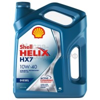 Масло моторное Shell Helix Diesel HX7 10W-40 (4л) 550040428