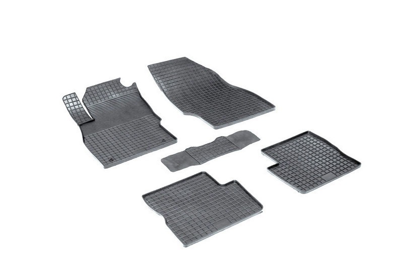 Коврики резиновые с рисунком "Сетка" OPEL CORSA D 2006-2014 (комплект) SEINTEX 00286