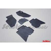 Коврики резиновые с рисунком "Сетка" GREAT WALL HOVER H5 2010- (комплект) SEINTEX 83238