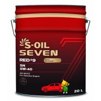 Масло моторное S-oil SEVEN RED9 SN 5W-40 (20л) E107617 DRAGON