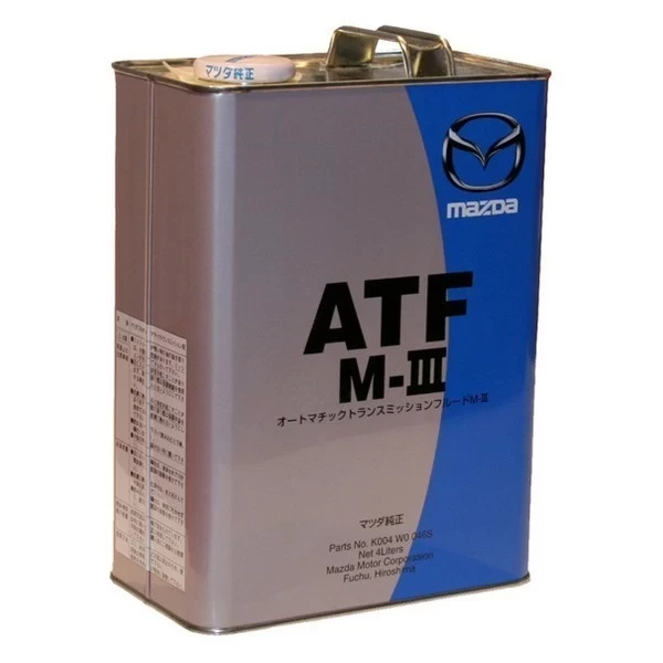 K004-W0046S Mazda ATF M-III, жидкость для АКПП (4л)