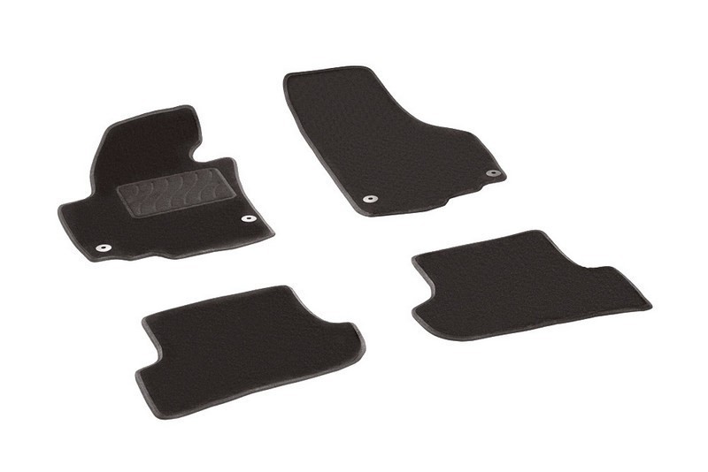 Ворсовые коврики LUX SKODA YETI 2008- (комплект) SEINTEX 83180