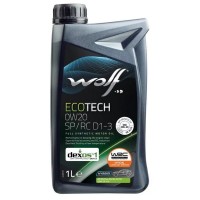 WOLF ECOTECH 0W-20 SP/RC D1-3 Масло моторное (1л) 1049889