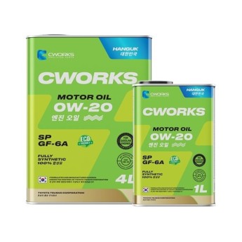 Масло моторное CWORKS HANGUK 0W-20 SP/GF-6A (АКЦИЯ 4л+1л) A11HR1004A