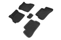 Коврики 3D EVA "РОМБ" Hyundai Accent 2000-2002 черные (комплект) SEINTEX 95370