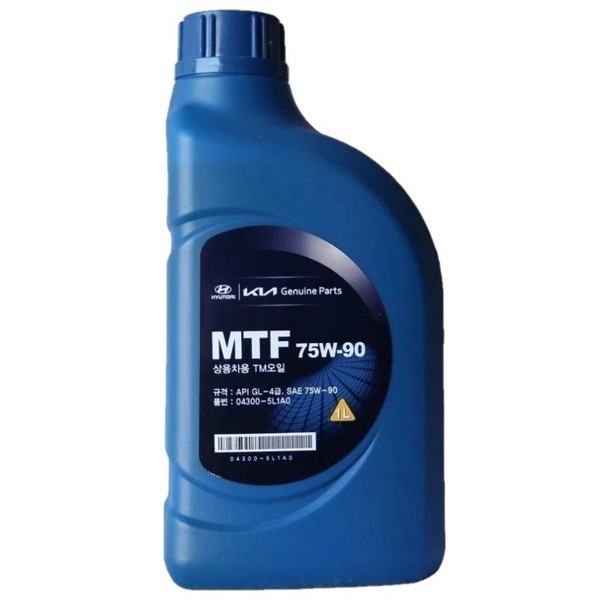 Масло трансмиссионное Hyundai-KIA MTF 75W-90 GL-3/4 (1л) / 04300-5L1A0