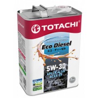 Масло моторное TOTACHI Diesel Eco Semi-Synthetic CK-4/CJ-4/SN 5W-30 (4л) E2204