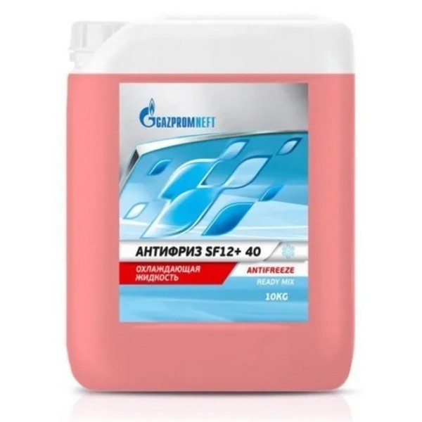 Газпромнефть АНТИФРИЗ SF12+ 40 (10кг) концентра (красный) 2422210196