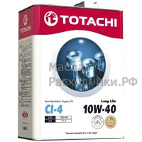 Масло моторное TOTACHI Diesel Long Life Semi-Synthetic CI-4 10W-40 (6л) 4562374690585