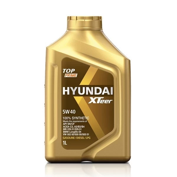 HYUNDAI Xteer TOP PRIME 5W-40 Масло моторное (1л) / 1011116