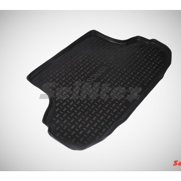 SEINTEX Коврик в багажник HYUNDAI SONATA (полимерный) черный (шт) (2004-2010) 01256