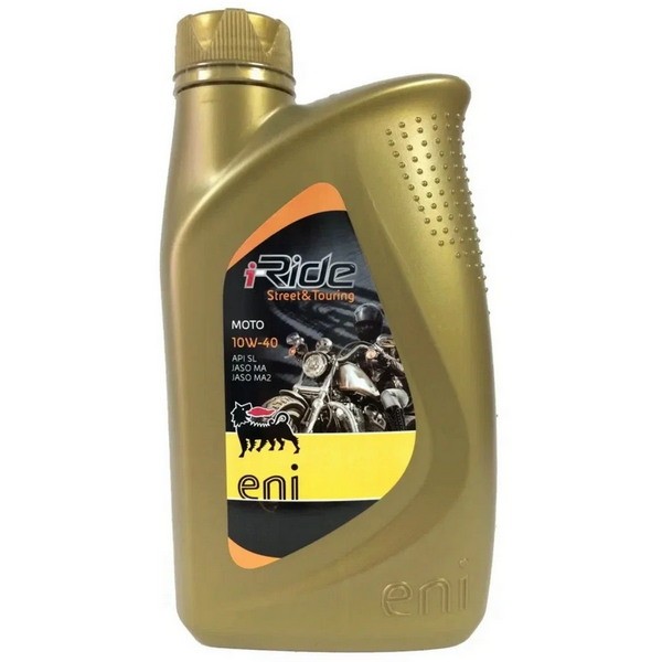 Масло моторное Eni i-Ride moto 10W-40 SL JASO MA/MA2 (1л) 154696