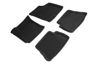 Коврики 3D EVA "РОМБ" Hyundai Getz 2002-2011 черные (комплект) SEINTEX 95369