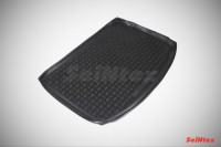 Коврик в багажник RENAULT Megane III 2008- (полимерный) черный SEINTEX 83935