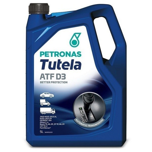 Трансмиссионное масло PETRONAS TUTELA ATF D3 (5л) 76127M12EU