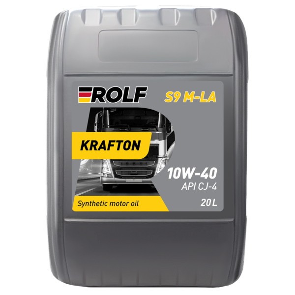 Масло моторное 10W-40 ROLF KRAFTON S9 M-LA (E4/Е7) (20л) 102403
