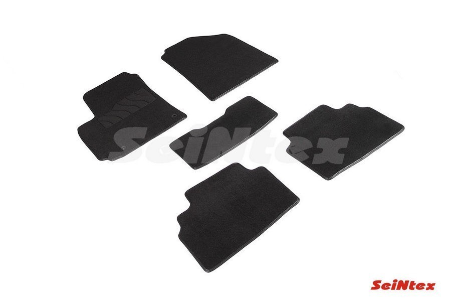 Ворсовые коврики LUX для KIA Seltos 2019-н.в. (комплект) SEINTEX 94646