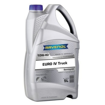 Масло моторное RAVENOL Euro IV Truck 10W-40 (5л) 1122107-005-01-999