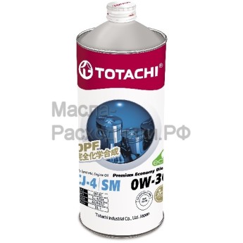 Масло моторное TOTACHI Diesel Premium Economy Fully Synthetic CJ-4/SM 0W-30 (1л) 4562374690783