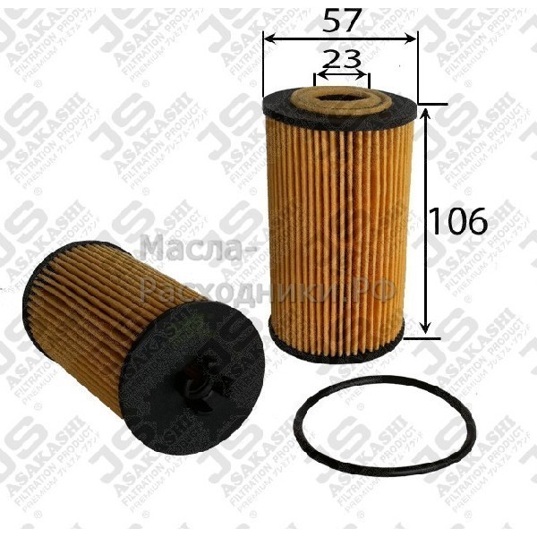 Вставка масляная OE-0067 JS Opel Astra H/J, Chevrolet Cruze