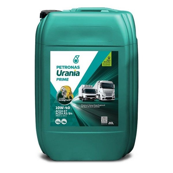 Масло моторное PETRONAS URANIA PRIME 10W-40 (20л) 88016R41EU