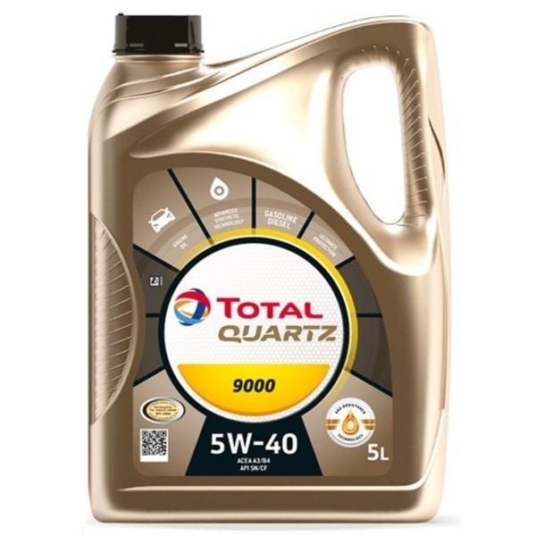 Масло моторное TOTAL QUARTZ 9000 5W-40 (5л) 156812