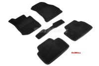 Ворсовые 3D коврики BMW 3 Ser G20 4WD 18- черные (комплект) SEINTEX 92796