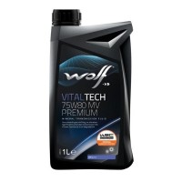 WOLF VITALTECH 75W-80 MV PREMIUM GL-4+ Масло трансмиссионное (1л) 1048400