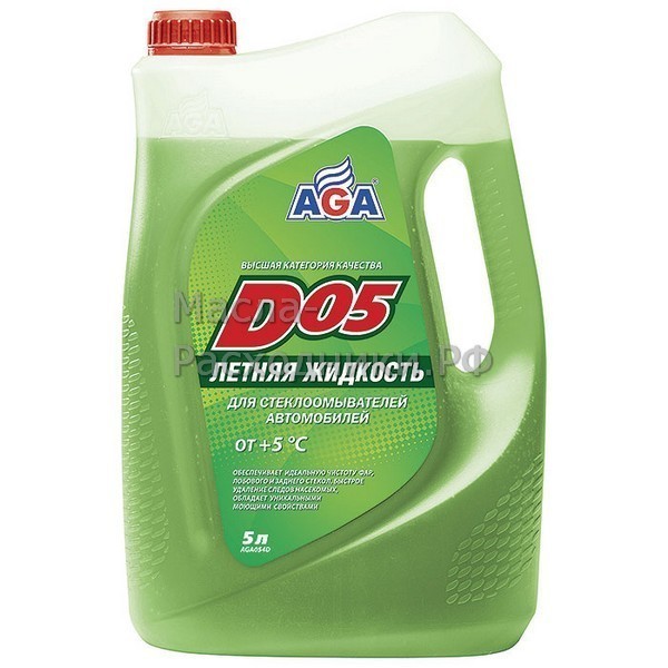 AGA054D Летняя стеклоомывающая жидкость (5л) AGA054D