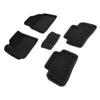 Коврики 3D EVA "РОМБ" Hyundai Creta II 2021-н.в. черный (комплект) 96499 SEINTEX