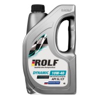 Масло моторное ROLF Dynamic 10W-40 SL/CF (4л) 322675