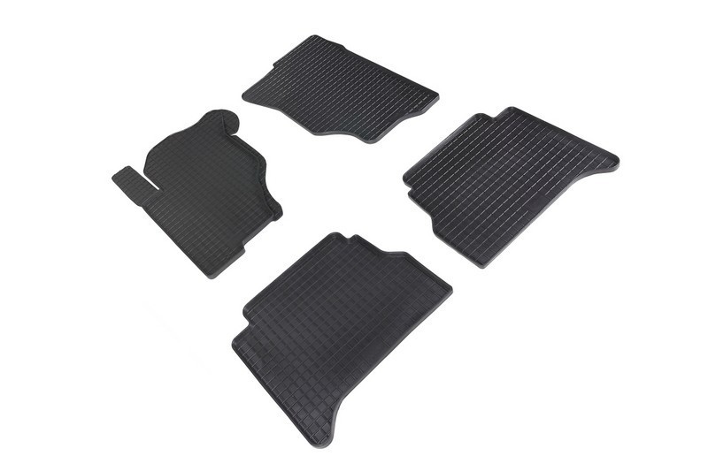 Коврики резиновые с рисунком "Сетка" KIA SORENTO 2002-2009 (комплект) SEINTEX 00130