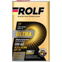 Масло моторное ROLF ULTRA 0W-40 A3/B4 SN/CF (1л) 322947