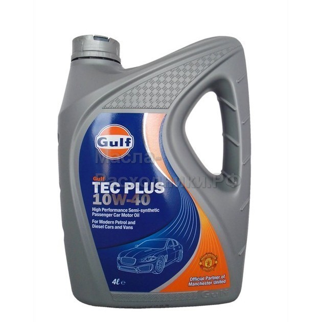 Моторное масло GULF TEC Plus 10W-40 (4л) / 5056004115122