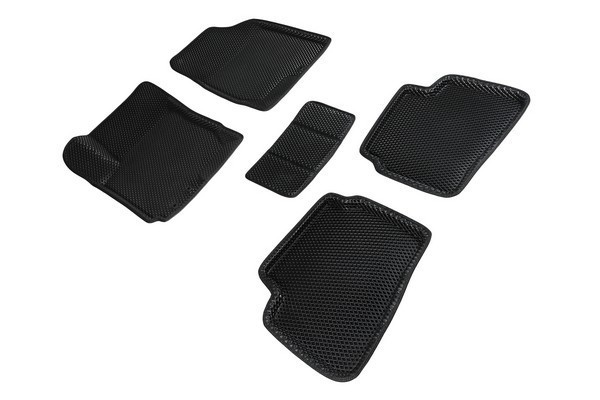 Коврики 3D EVA "РОМБ" KIA Cee'd 2007-2012 черные (комплект) SEINTEX 95301