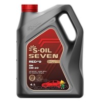 Масло моторное S-oil SEVEN RED9 SN 0W-20 (4л) E107638 DRAGON