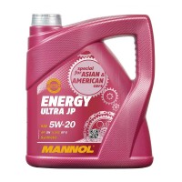 MANNOL 7906 масло моторное Energy Ultra JP 5W-20 SN (4л) 4001
