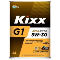 Масло моторное Kixx G1 5W-30 SN/CF, ACEA A3/B4 (4л) L531044TE1