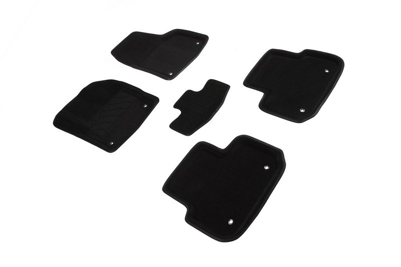 SEINTEX Ворсовые 3D коврики LAND ROVER DISCOVERY SPORT 2017- черные (комплект) 90248