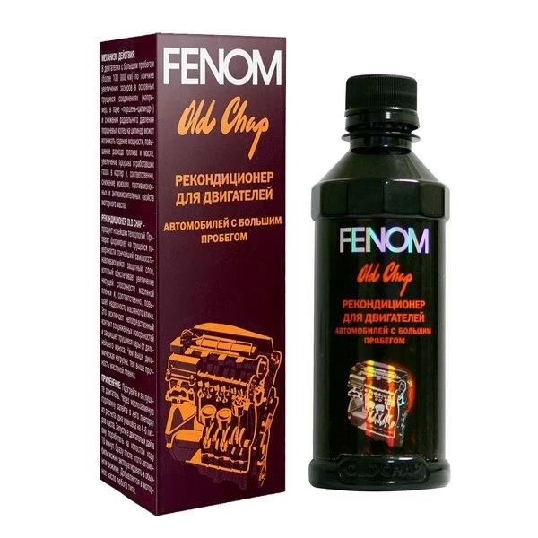 FN437 Fenom Old Chap Присадка в масло (для двигателей с большим пробегом) 200мл