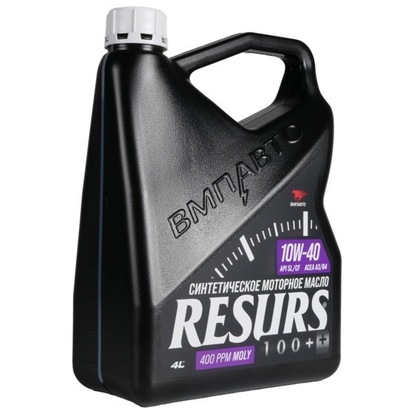 ВМП-Авто Масло моторное Resurs 10W-40 A3/B4 SL/CF (АКЦИЯ 4л+1л) 9299