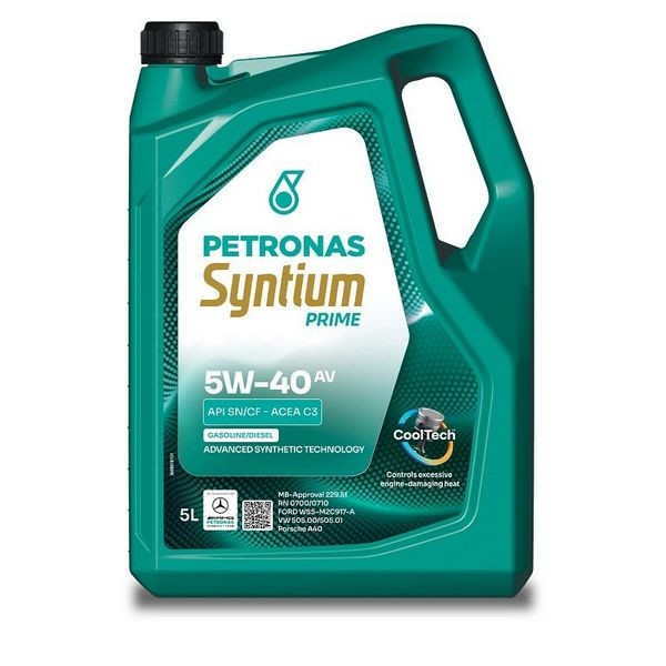 Масло моторное PETRONAS SYNTIUM PRIME AV 5W-40 (5л) 71242M12EU