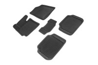 Коврики 3D EVA "РОМБ" KIA Cerato III / Classic 2013-2018 черные (комплект) SEINTEX 97176