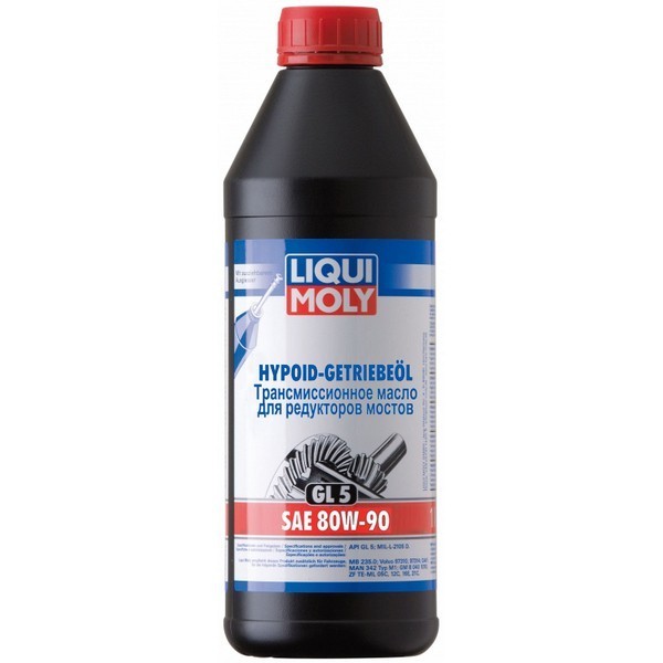 Масло трансмиссионное Hypoid-Getriebeoil 80W-90 LIQUI MOLY (1л) 3924