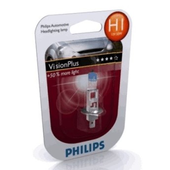 Автолампа 12258VP Philips H1 12V-55W Vision Plus (комплект 2шт) 12258VPS2