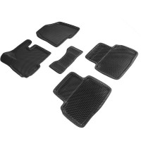 Коврики 3D EVA "РОМБ" Hyundai ix35, KIA Sportage 2010-2015 черный (комплект) 95285 SEINTEX