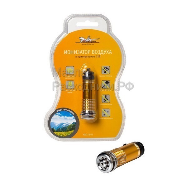 Ионизатор воздуха в прикуриватель 12В AIRLINE AAI1201