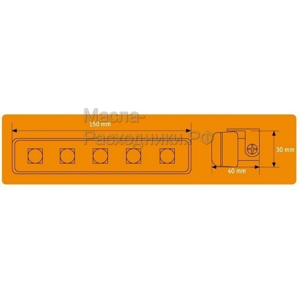 Дневные ходовые огни 0,3Вт*10LED AIRLINE ADRL03W1002