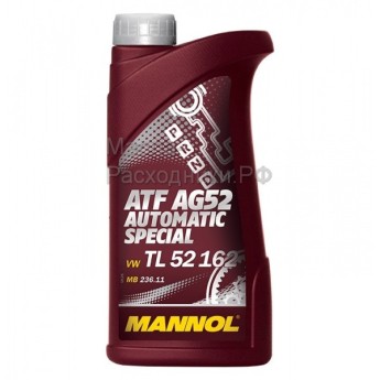Жидкость для АКПП MANNOL ATF AG52 Automatic Special (1л) 1339