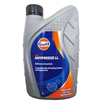 GULF Antifreeze LL антифриз концентрированный (синий) (1л) 8717154950274 GULF